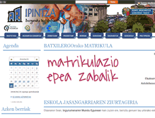 Tablet Screenshot of ipintzabhi.hezkuntza.net