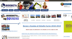 Desktop Screenshot of bidebieta.hezkuntza.net