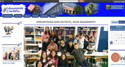 Desktop Screenshot of intxaurrondoikastola.hezkuntza.net
