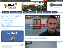 Tablet Screenshot of ibaiikastola.hezkuntza.net